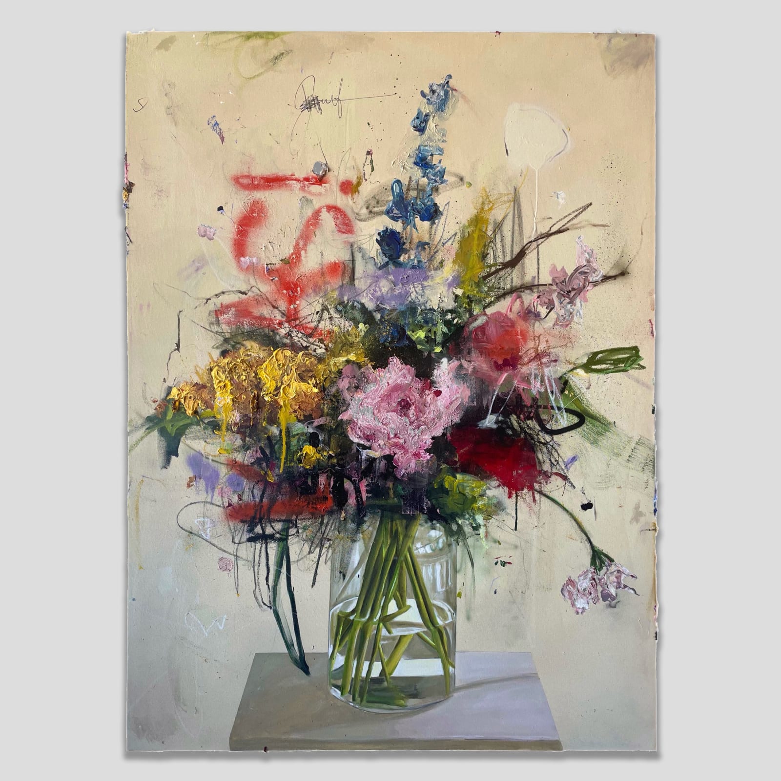 Sage Barnes, Floral Original #1, 2022