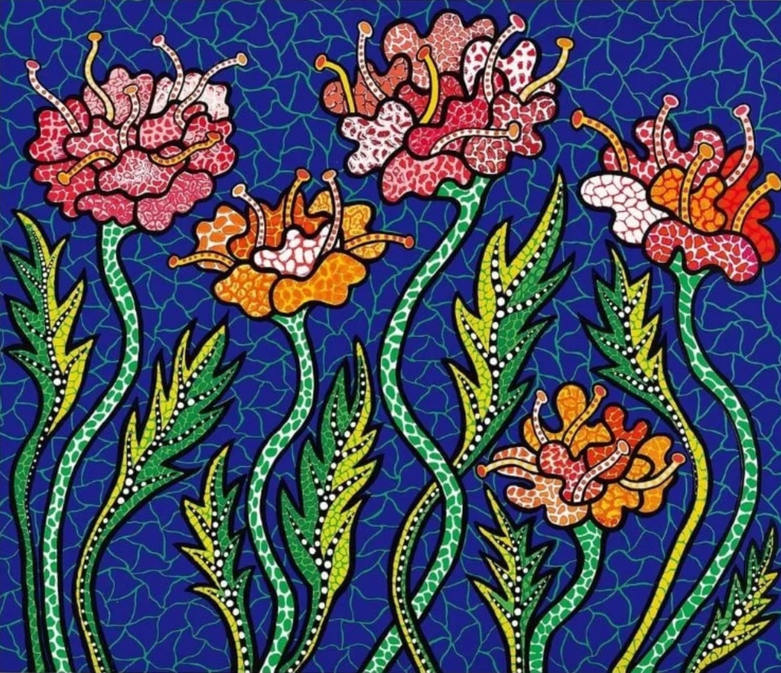 Yayoi Kusama, Summer Flowers, 1990