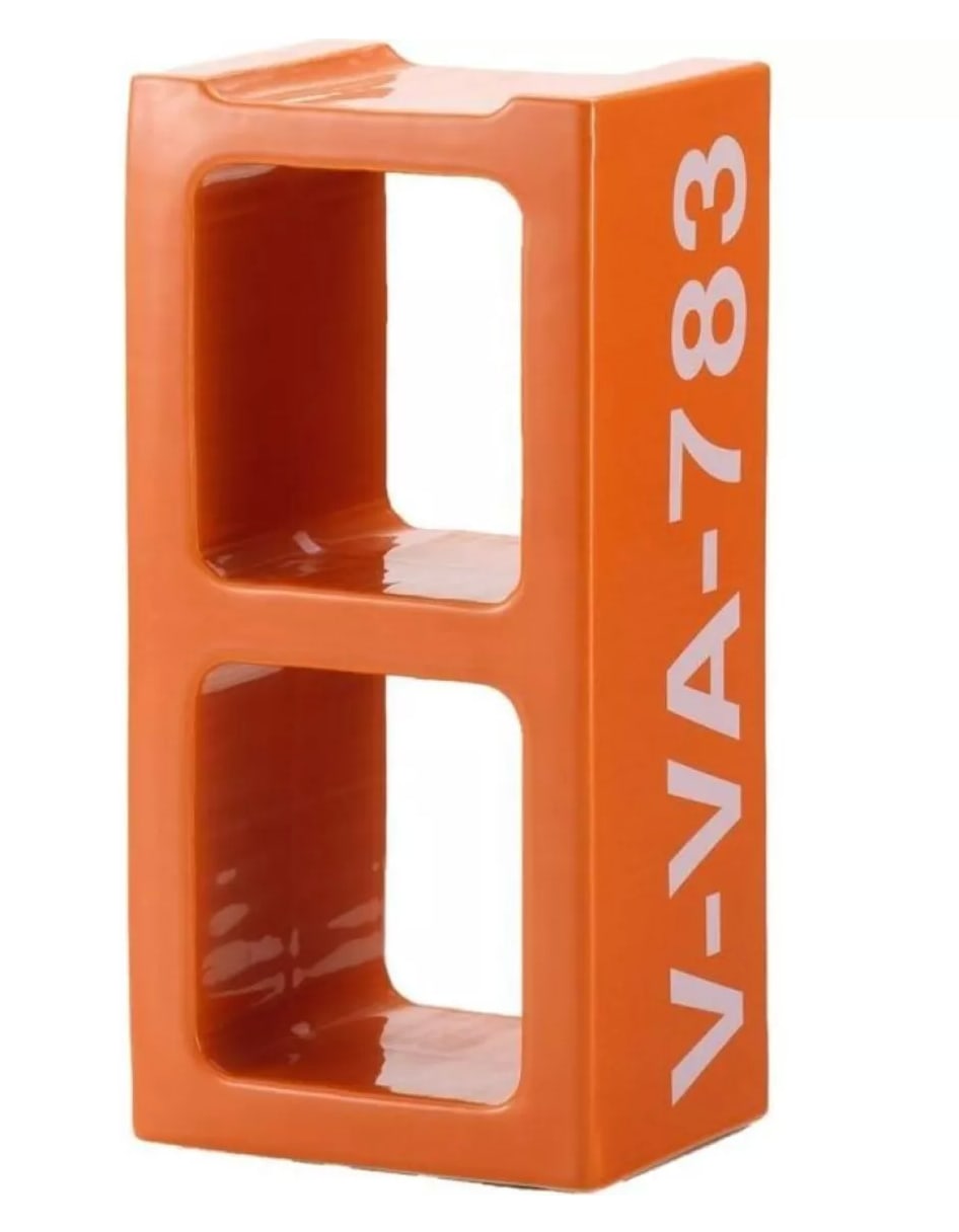 Virgil Abloh, Virgil Abloh x Vitra Ceramic Block Orange, 2019