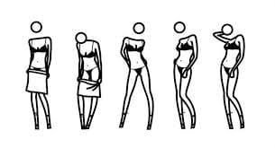 Julian Opie, Bijou Gets Undressed 6, 2004