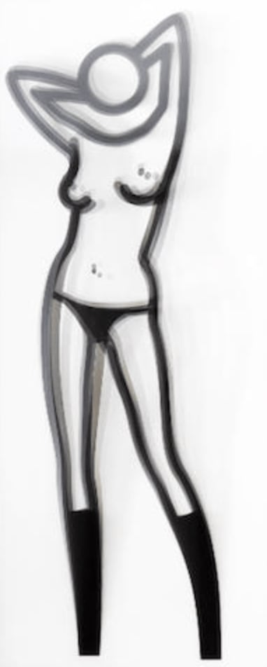 Julian Opie, Sara Dancing Topless, 2008