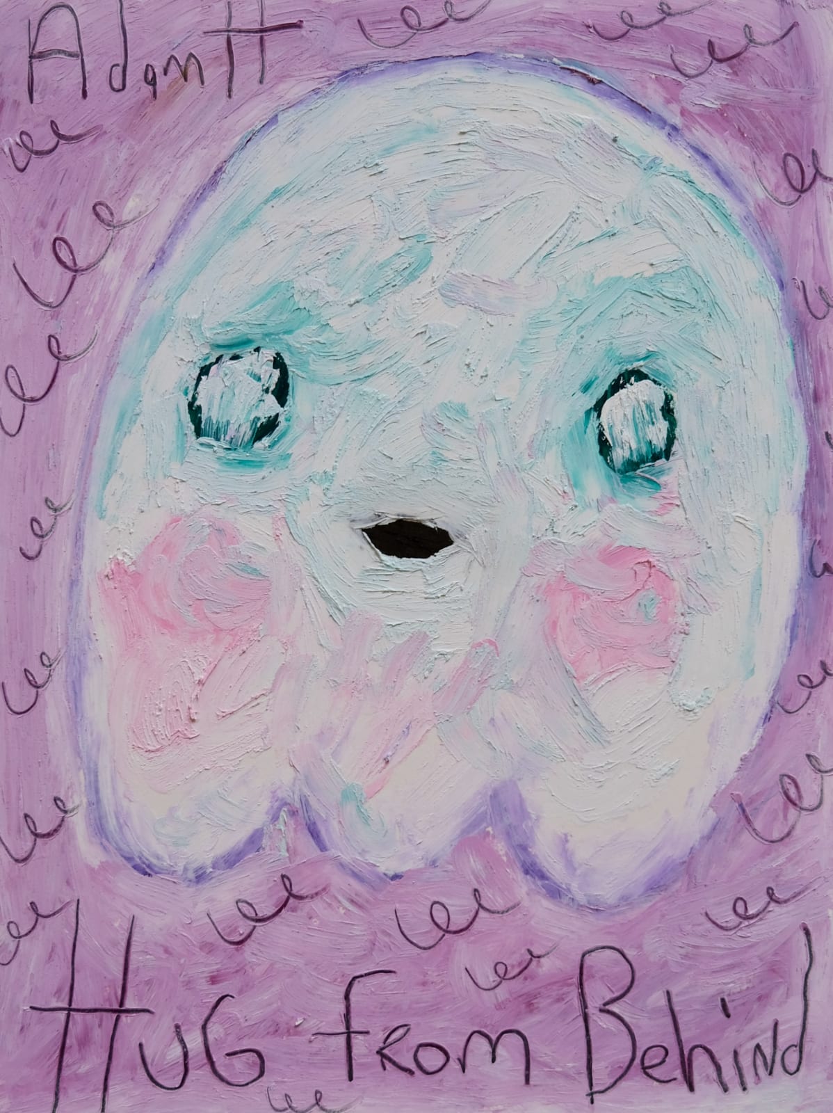 Adam Handler, Hug From Behind Ghost, 2021