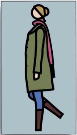 Julian Opie, Sian Walking 3, 2013