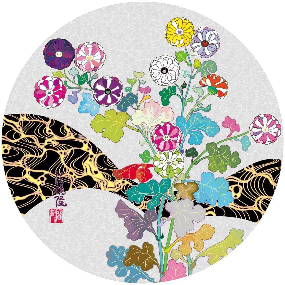 Takashi Murakami, Korin Flowers, 2016