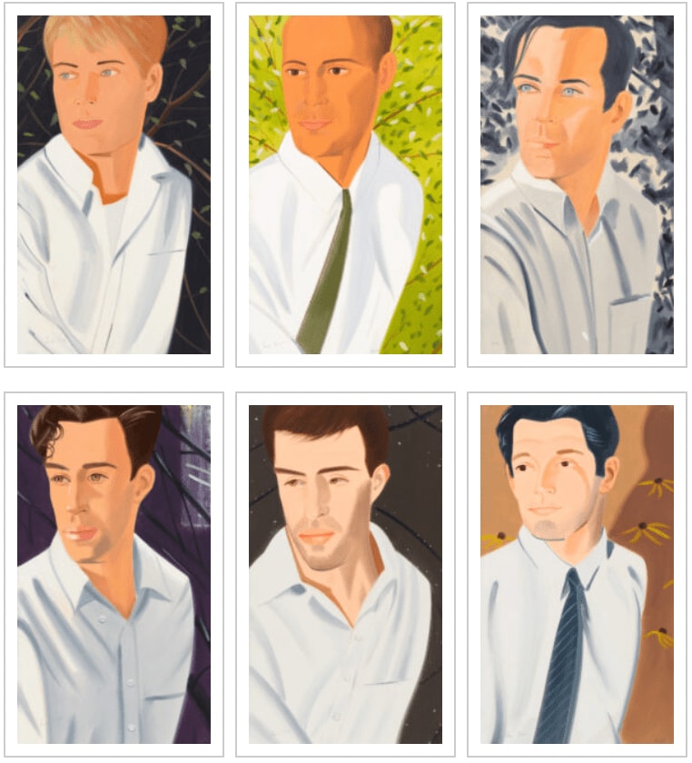 Alex Katz, White Shirts, 2021