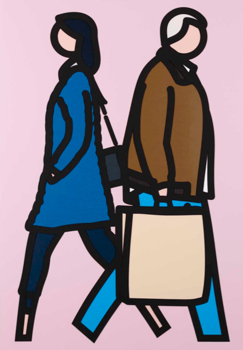 Julian Opie, New York Couple 3, 2019