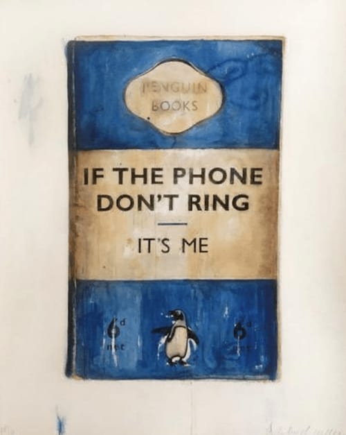 Harland Miller, If The Phone Don't Ring , It's Me, 2019