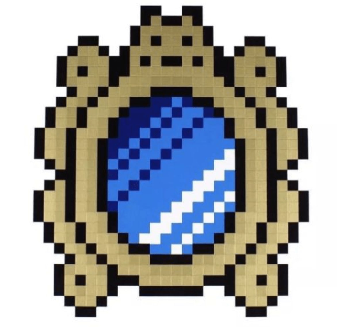 Invader, Versailles (Blue), 2018