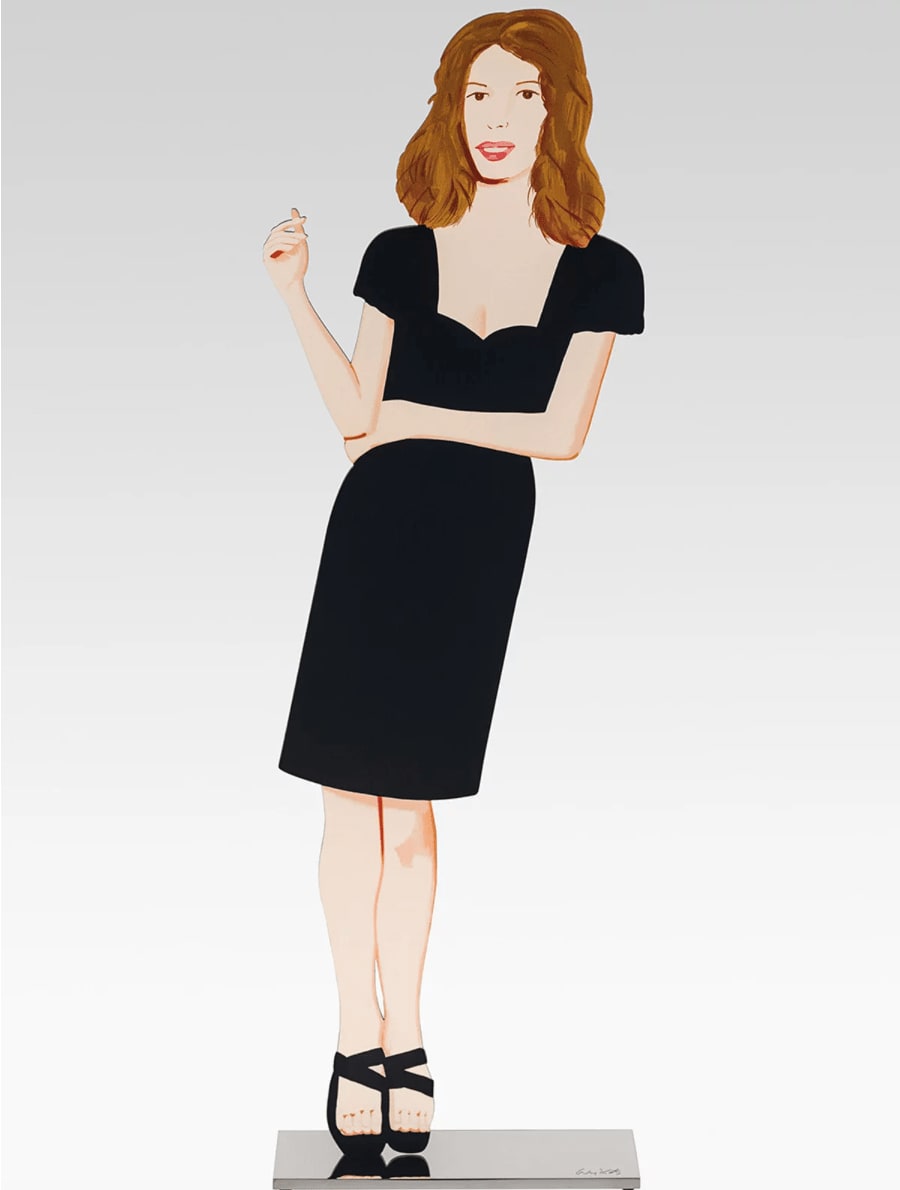 Alex Katz, Black Dress 2 (Cecily), 2018