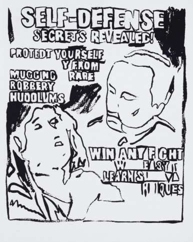 Andy Warhol, Self Defense Positive, 1985-86