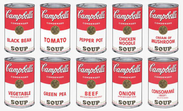 Sunday B Morning, Campbell Soup Cans Series I