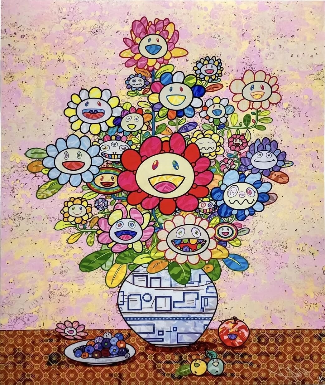 Takashi Murakami, Longing for Zao Wou-Ki's Flower Painting, 2024