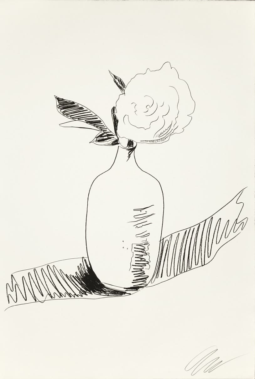 Andy Warhol, Flowers (Black and White) (FS II.108), 1974