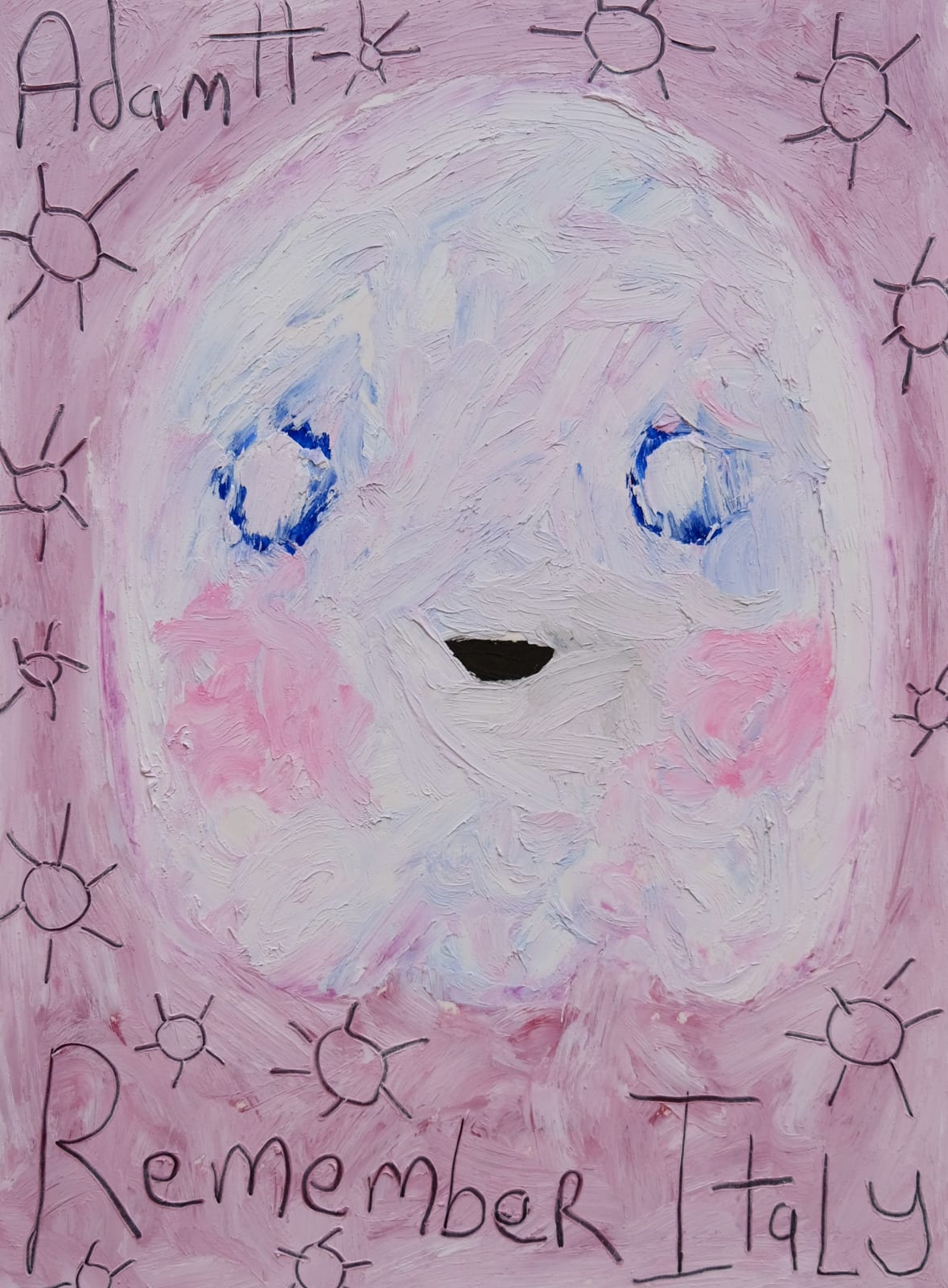 Adam Handler, Remember Italy Ghost In Pink, 2021