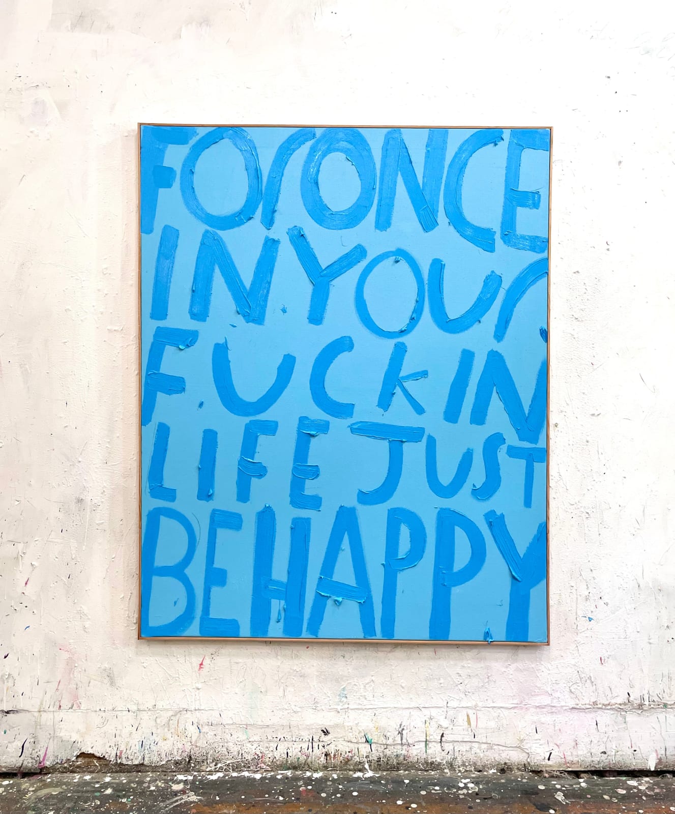 Eric Stefanski, For Once Just Be Happy, 2025