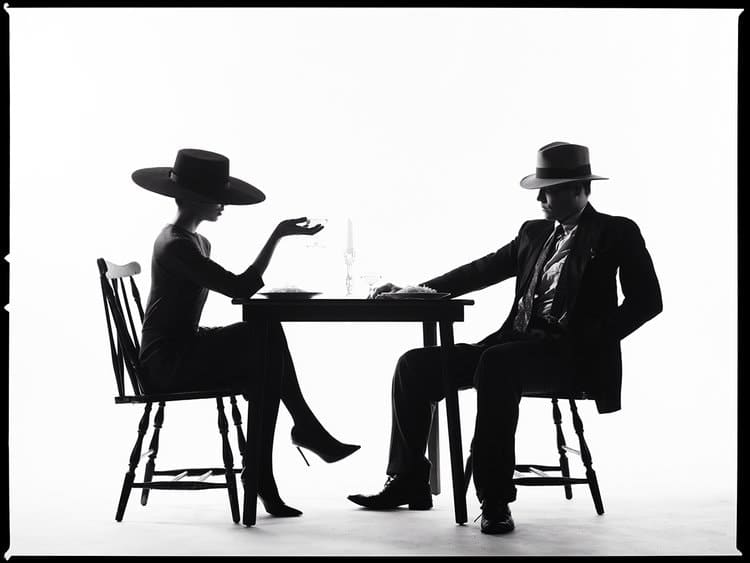 Tyler Shields, Couples Silhouette, 2022
