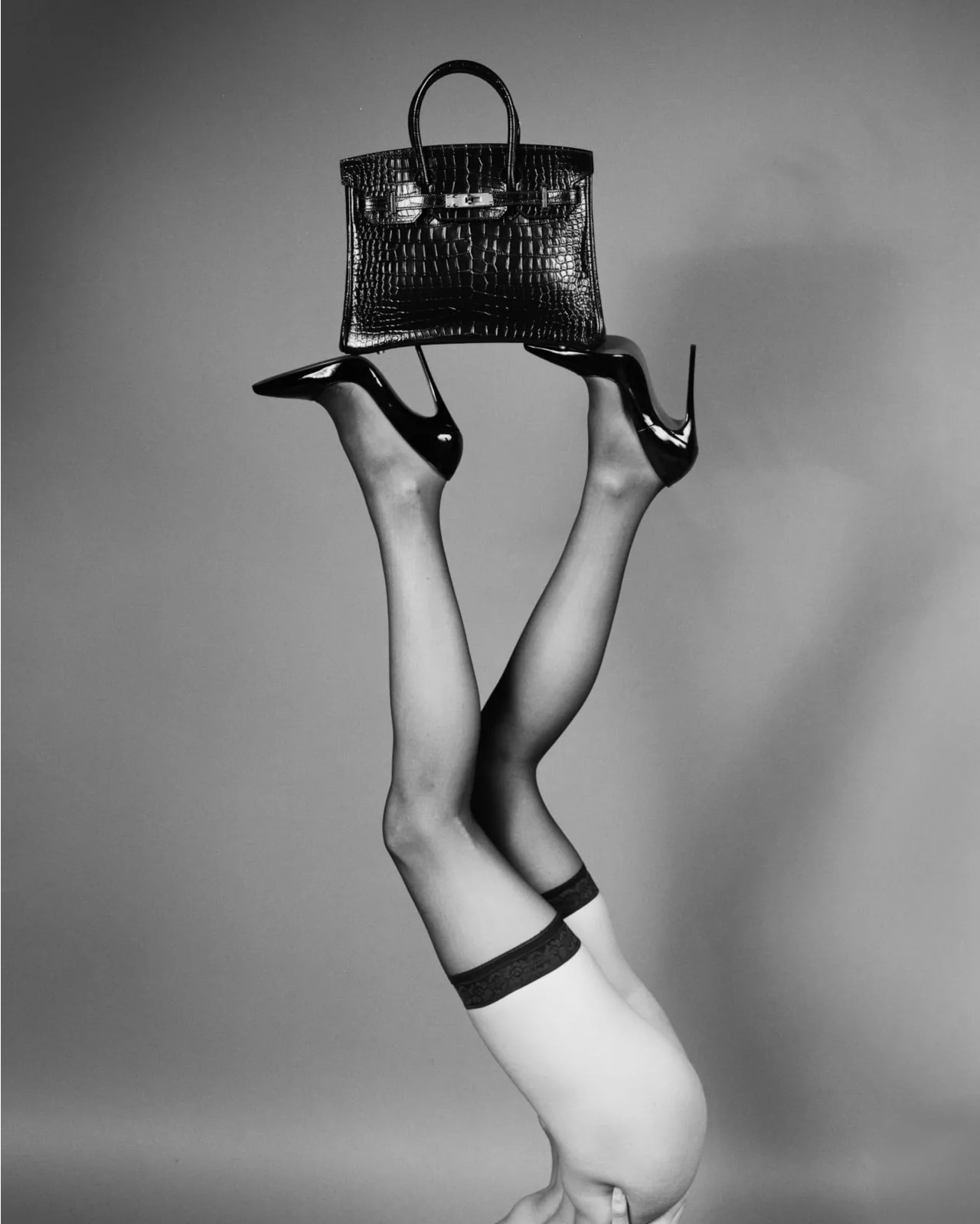 Tyler Shields, Legs Up Birkin, 2025
