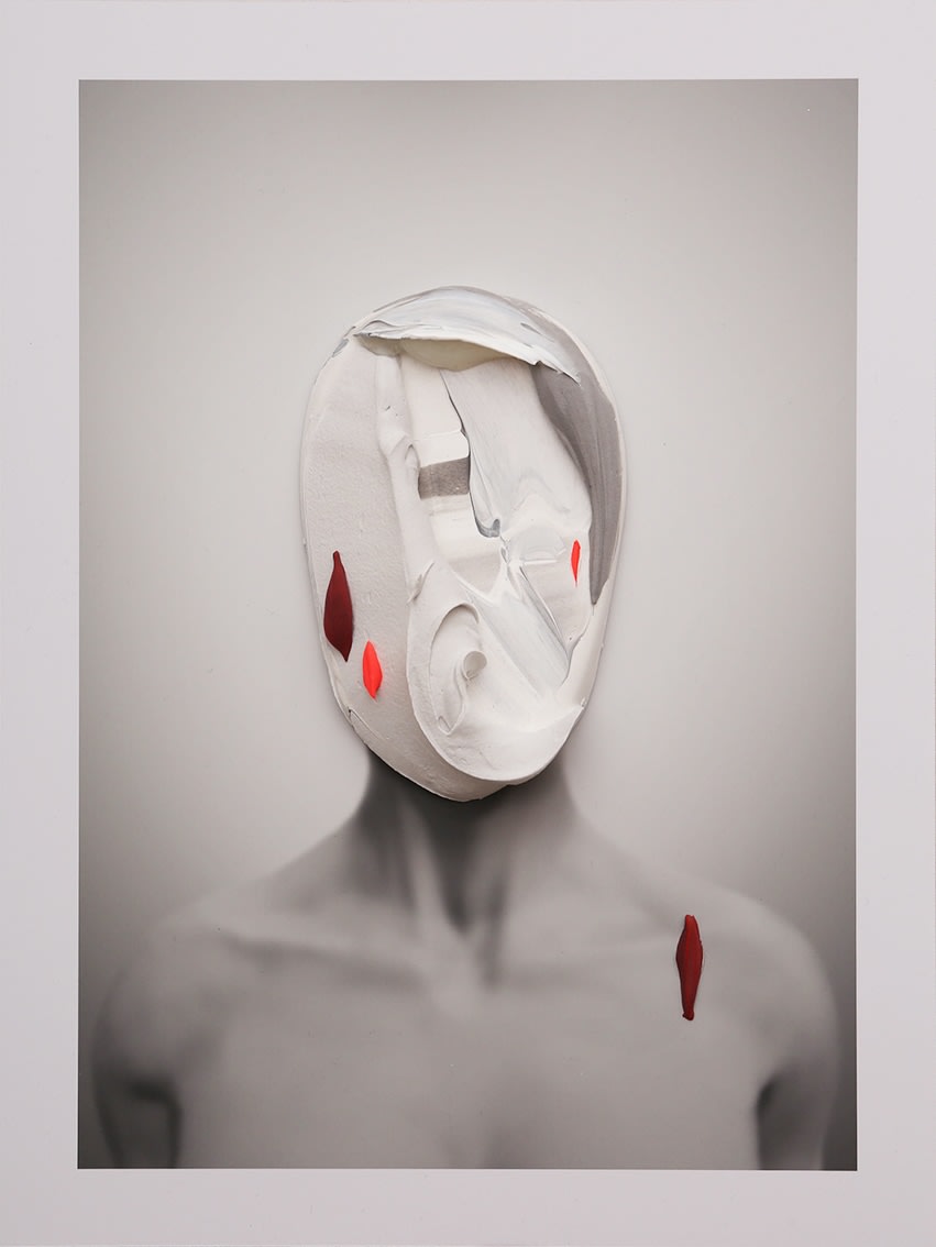Fabio La Fauci, Portrait In White No. 3, 2019