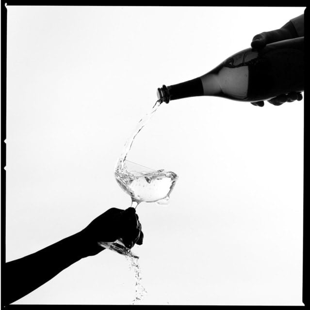 Tyler Shields, Champagne Silhouette, 2020