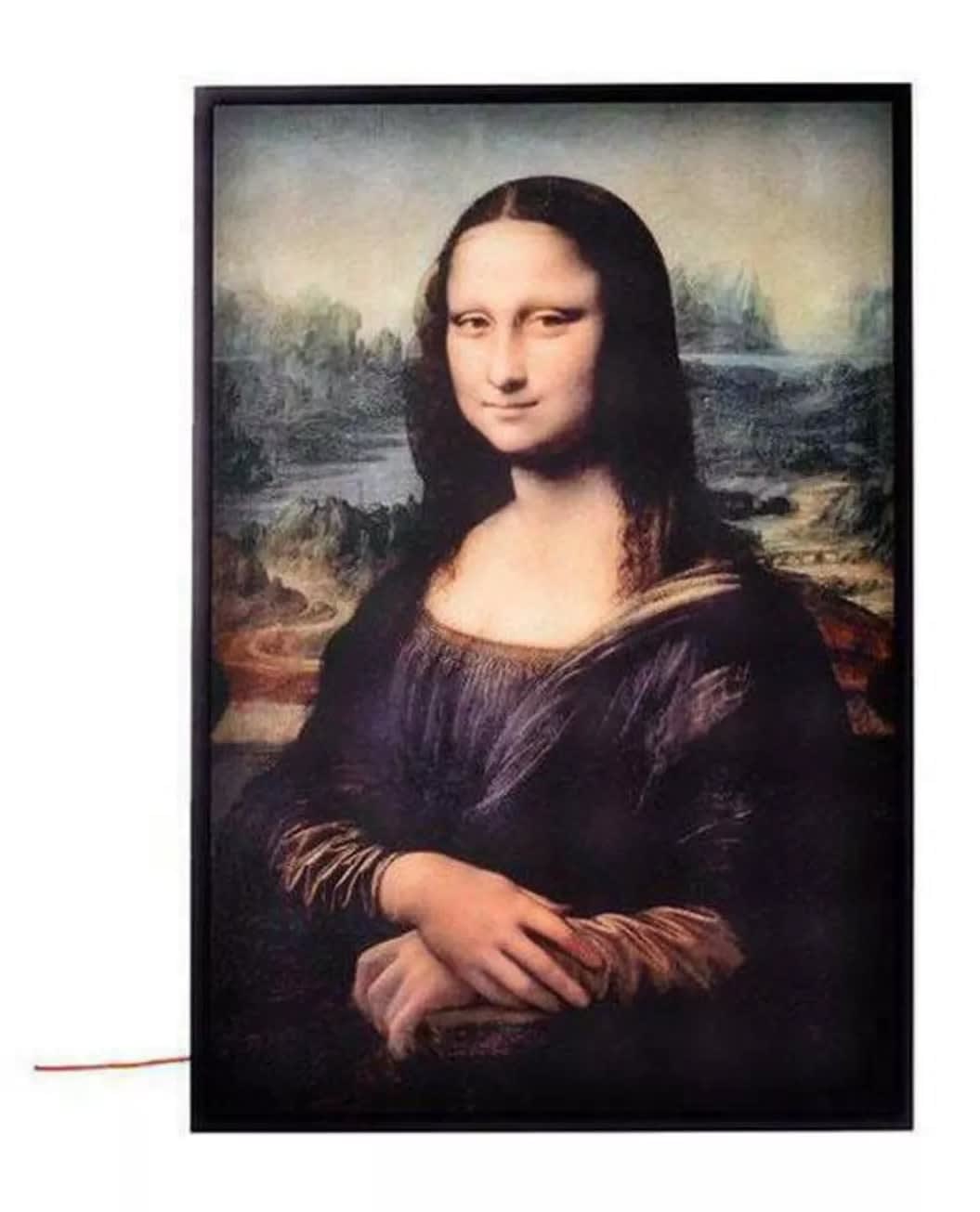 Virgil Abloh, Mona Lisa, Artwork With Steel Frame, 2019