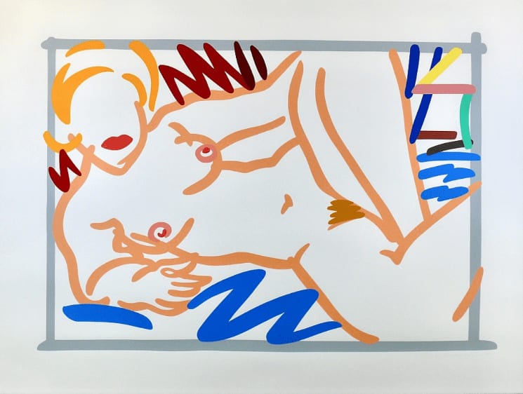 Tom Wesselmann, Judy With Blue Blanket 1960, 1988