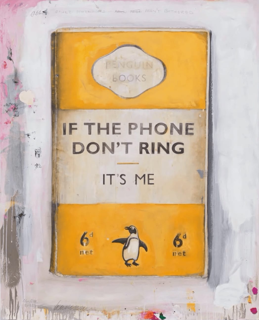 Harland Miller, If The Phone Don't Ring It's Me, 2022