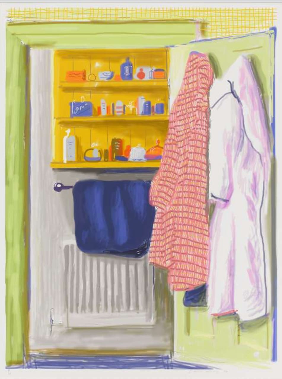 David Hockney, Two Robes, 2010