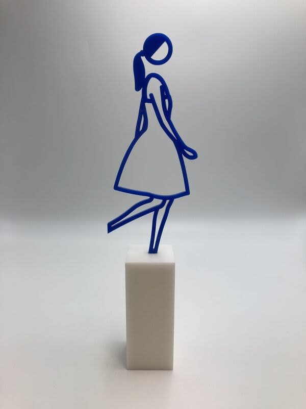 Julian Opie, Amelia , 2019