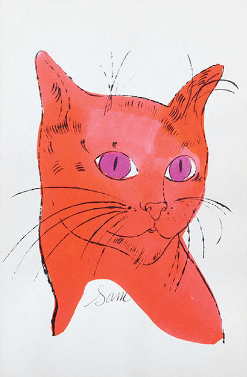 Andy Warhol, F.S. IV 63A, from 25 Cats Named Sam, ca . 1954
