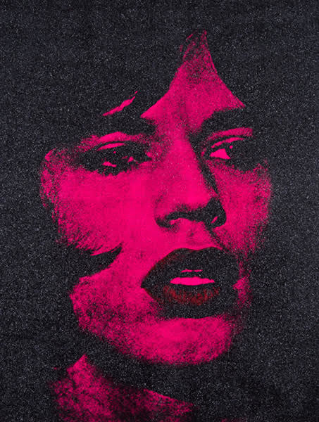 Russell Young, Mick Jagger (Red Lips), 2011
