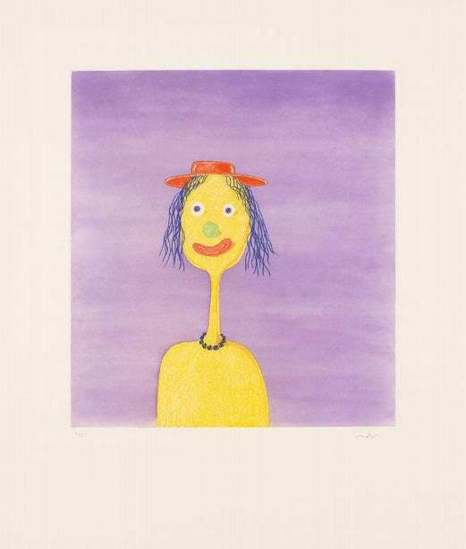 George Condo, Clown, 1989