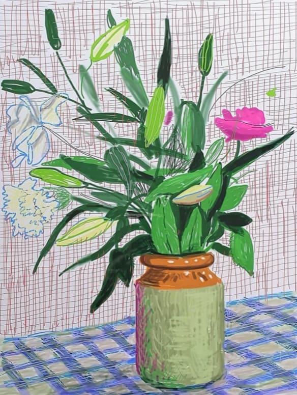 David Hockney, Untitled iPad Drawing 516, 2022