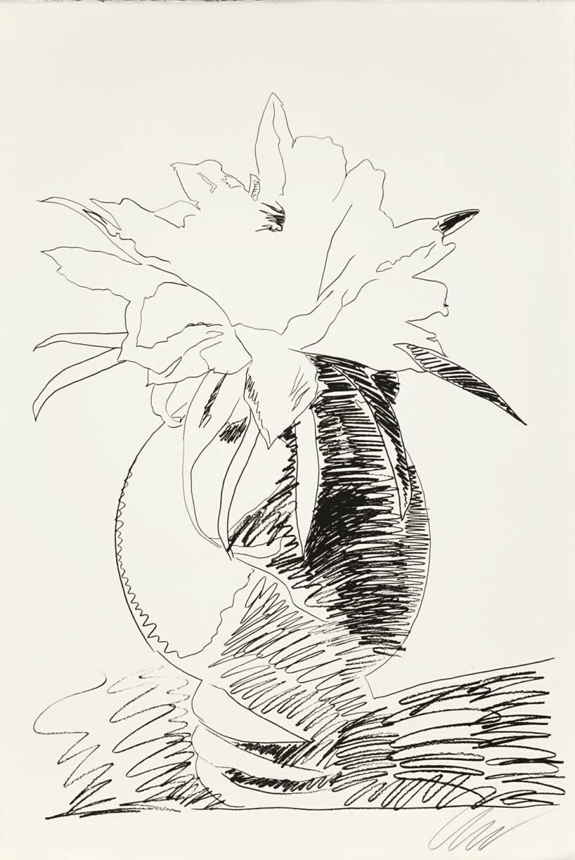 Andy Warhol, Flowers (Black and White) (FS II.104), 1974