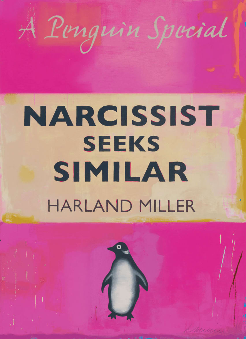 Harland Miller, Narcissist Seeks Similar (Small), 2021
