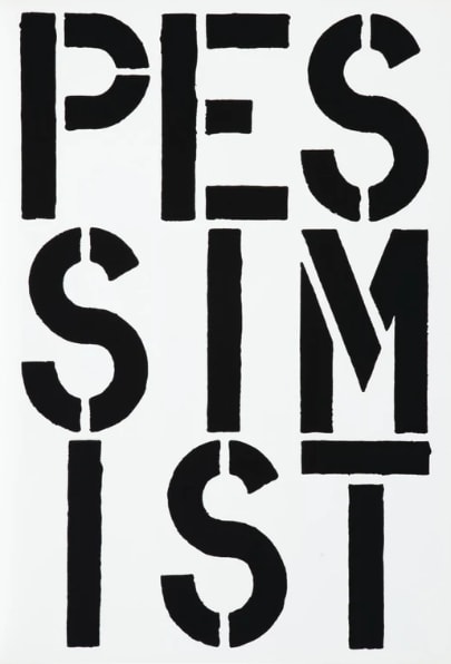 Christopher Wool, Pessimist (Black Book), 1989