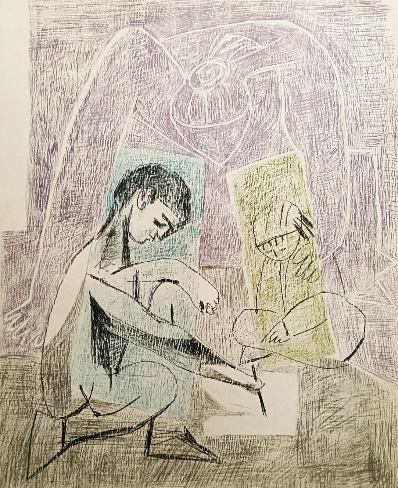 Pablo Picasso, The Little Artist (Draughtsman) | Le petit dessinateur, 1954