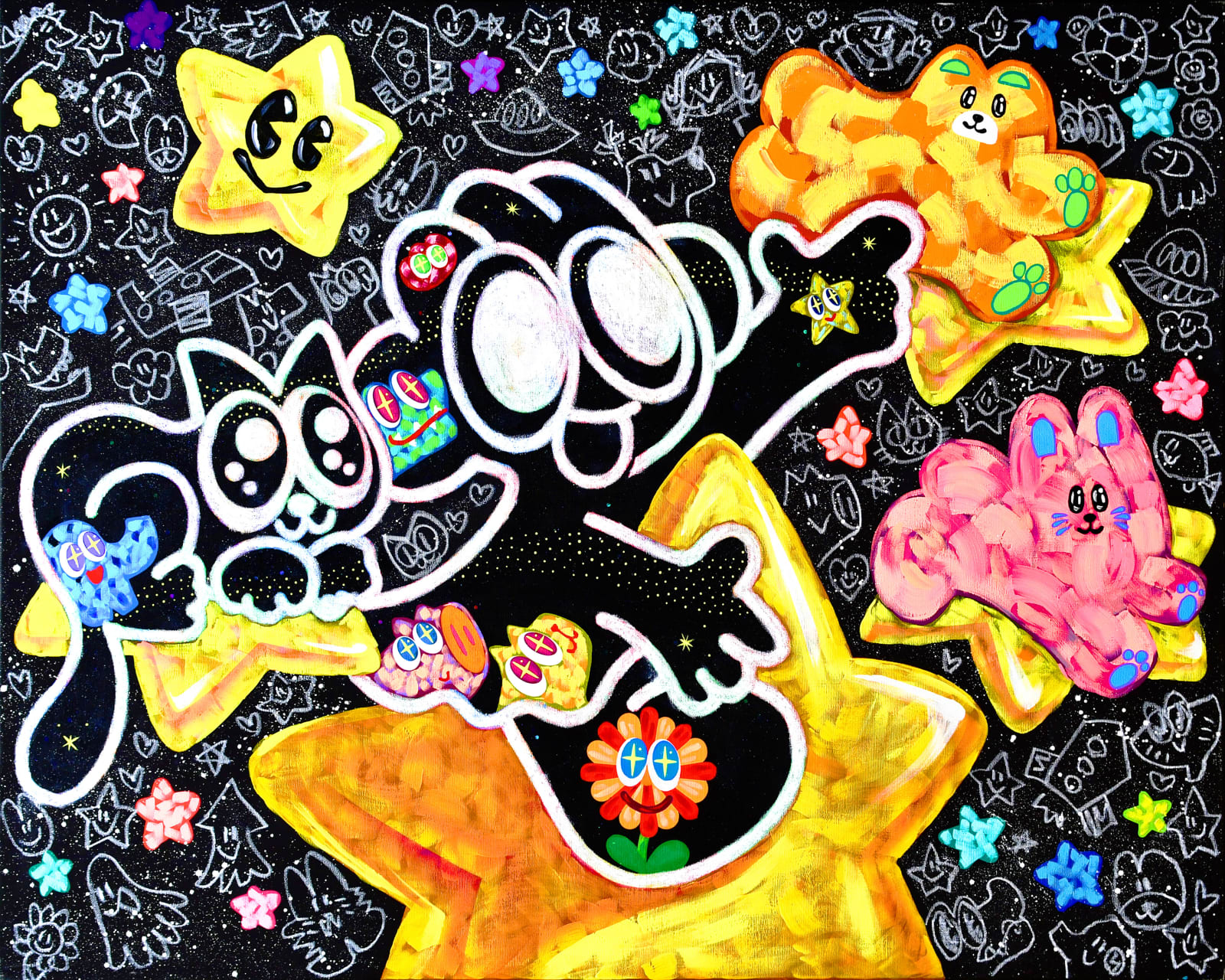 Yusuke Toda, YUM MEW on the shooting star., 2025