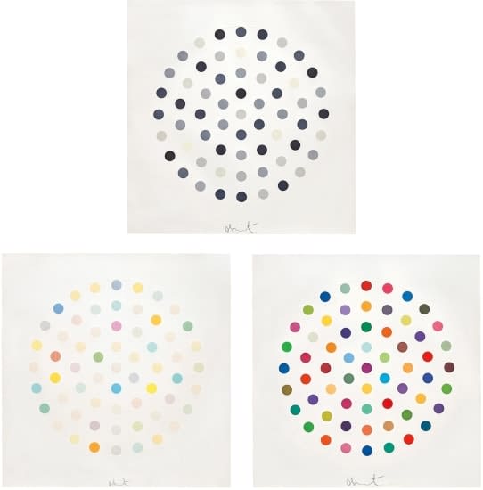 Damien Hirst, Cinchonidine / Ciclopirox Olamine / Cineole, 2004