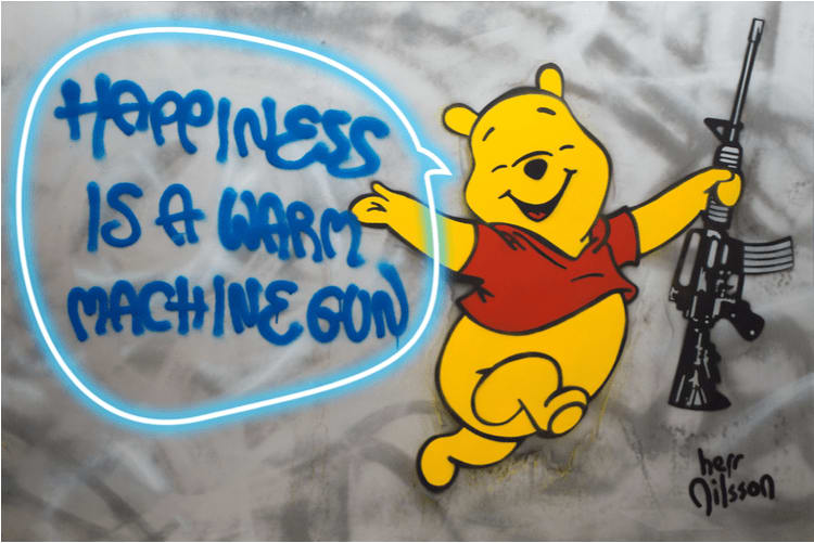 Herr Nilsson, Happiness is a Warm Machine Gun