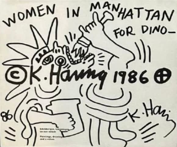 Keith Haring, Women In Manhattan, 1986