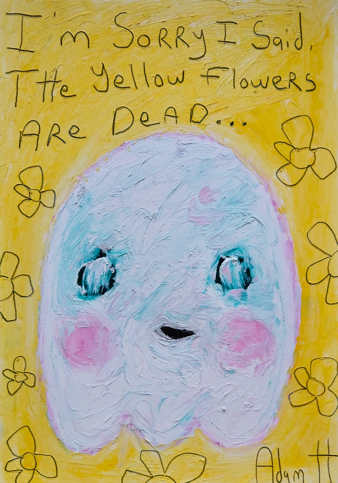 Adam Handler, Yellow Flowers Are Dead Ghost, 2021