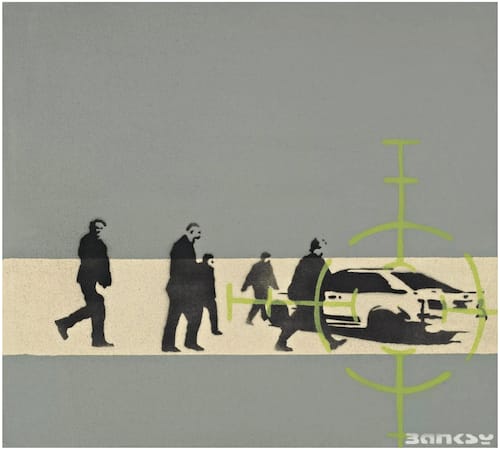 Banksy, Precision Bombing, 2000
