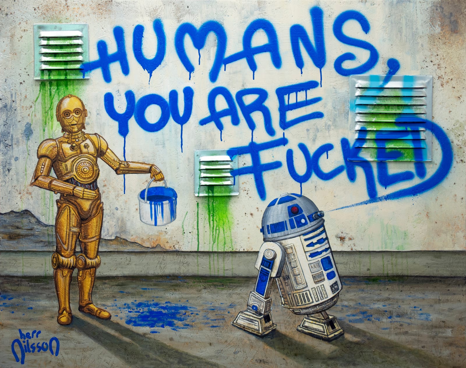 Herr Nilsson, Humans, you are fucked, 2019