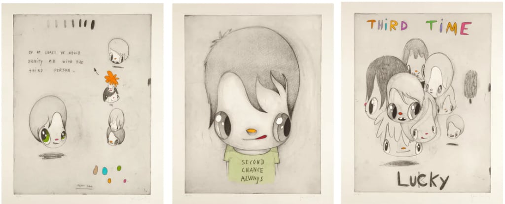 Javier Calleja, First Look, Second Chance Always, Third Time Lucky Hand Finished Portfolio, 2021