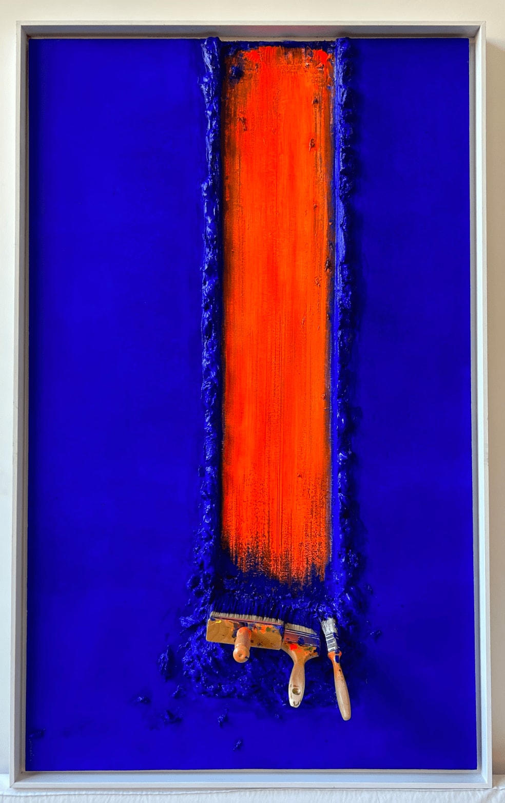 Jean-Paul Donadini, Brosses arrêtées orange, 2025