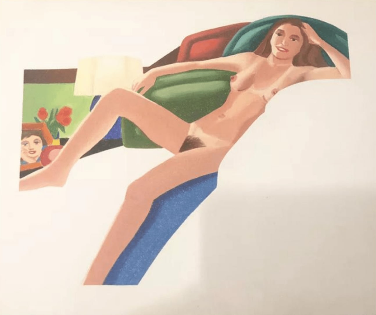Tom Wesselmann, Study for Nude with Lamp, 1977