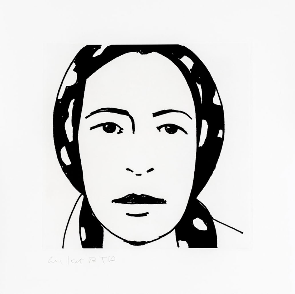 Alex Katz, Ada #1, 2017