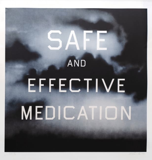 Ed Ruscha, Safe and Effective Medication, 2011