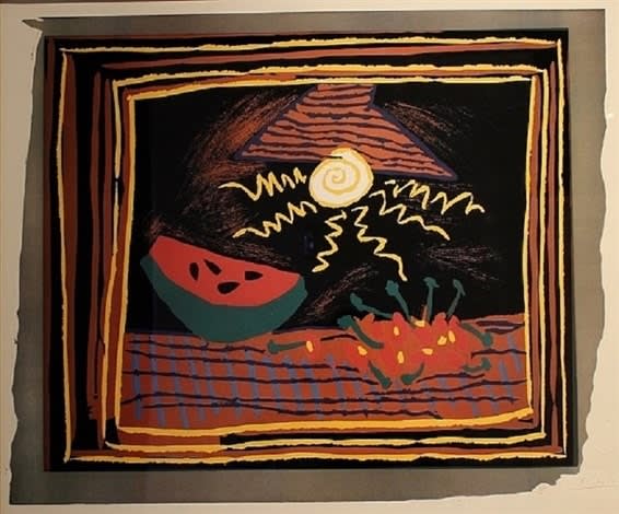 Pablo Picasso, Watermelon Still Life, 1962