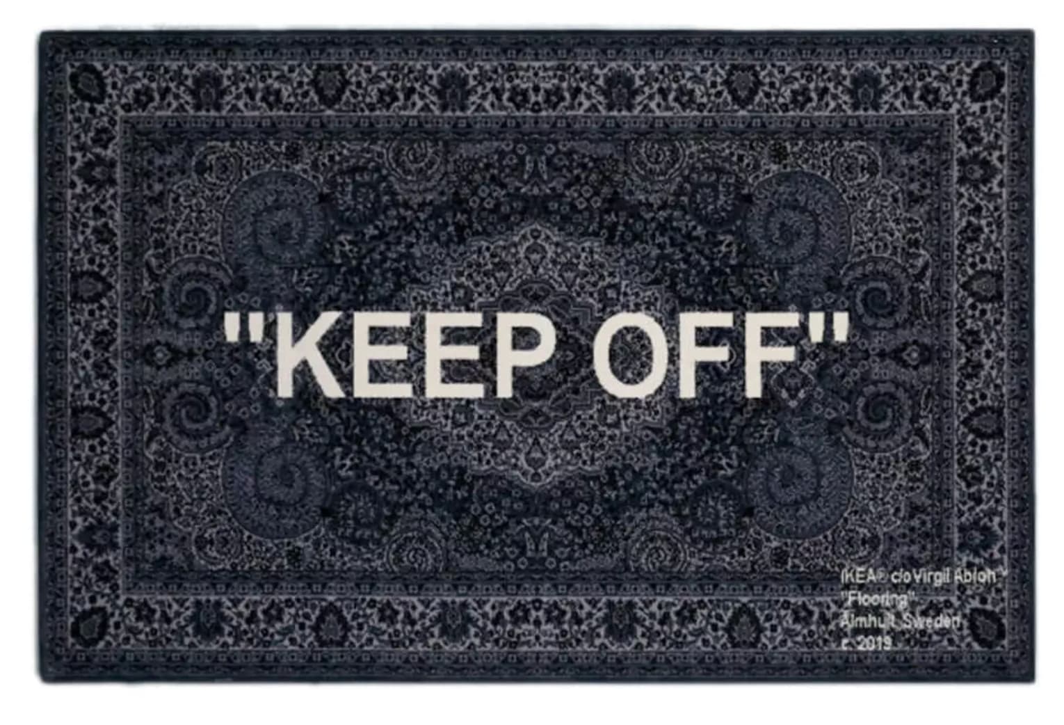 Virgil Abloh, "Keep Off", 2019